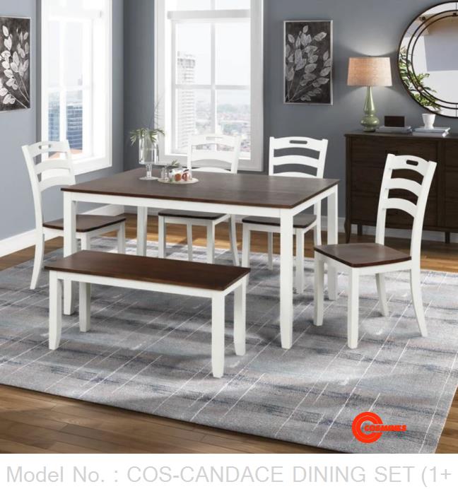 COS-CANDACE DINING SET (1+4+1)